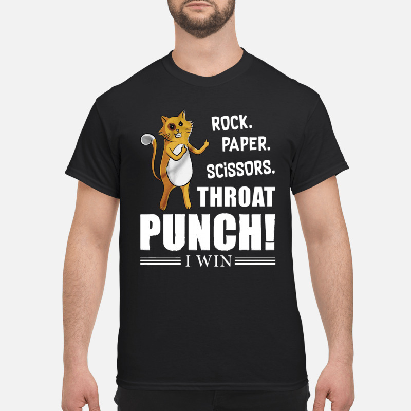 Rock Paper Scissors Throat Punch I Win Fox Version shirt 3 2