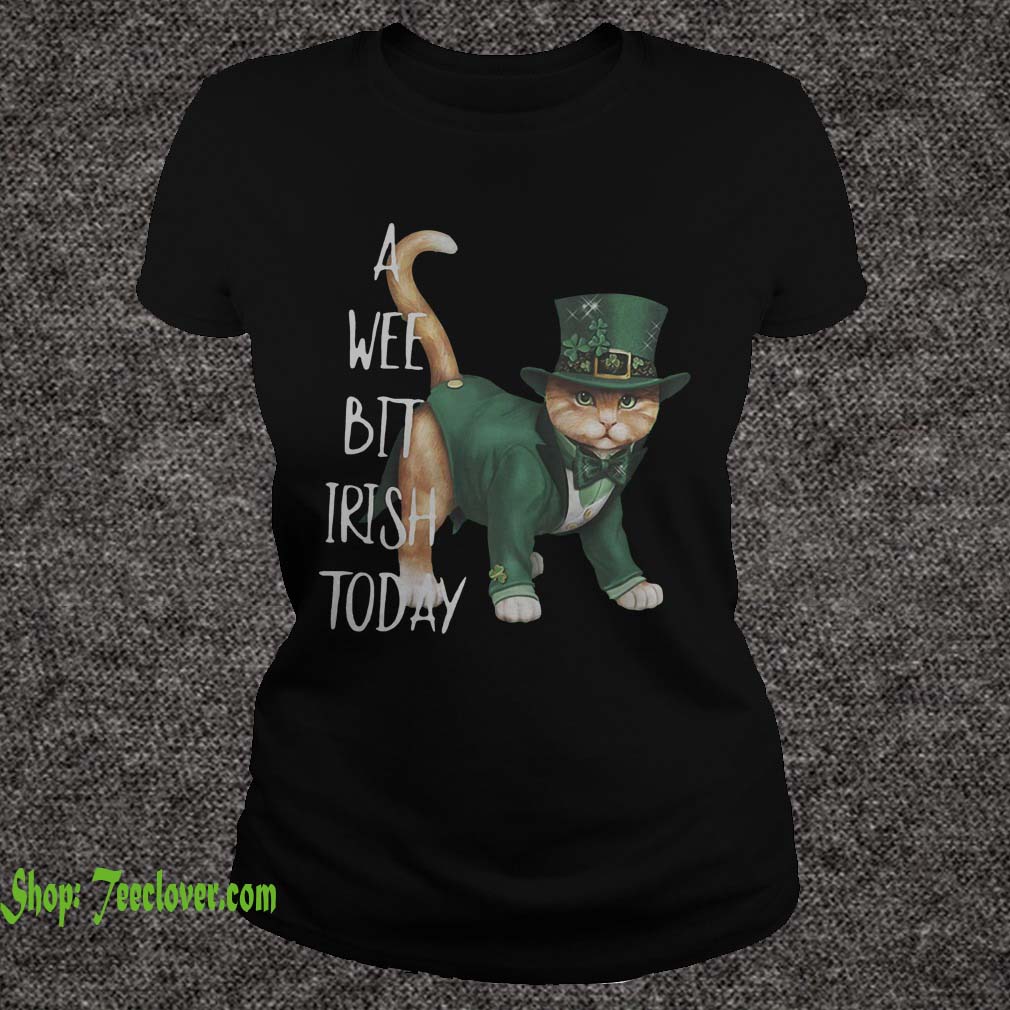 St Patrick's day Cat a wee bit Irish today