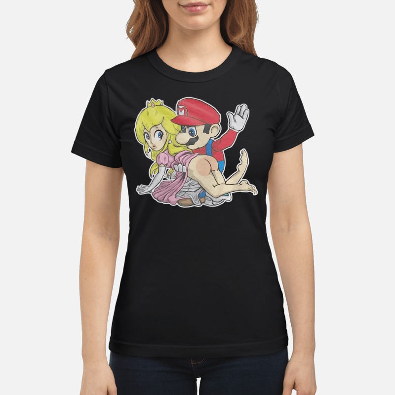 Super Mario spank princess butt shirt 1