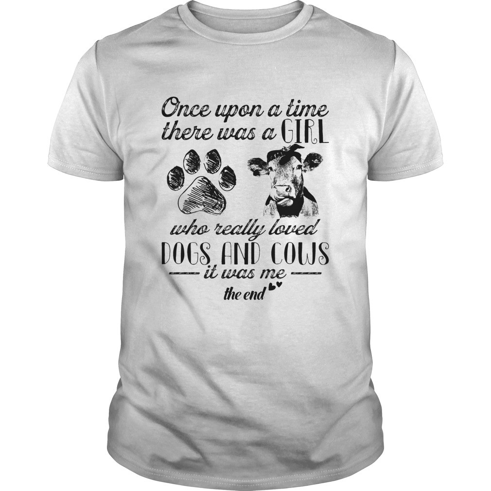 A Girl Who Really Loved Dogs And Cows T Shirt 2