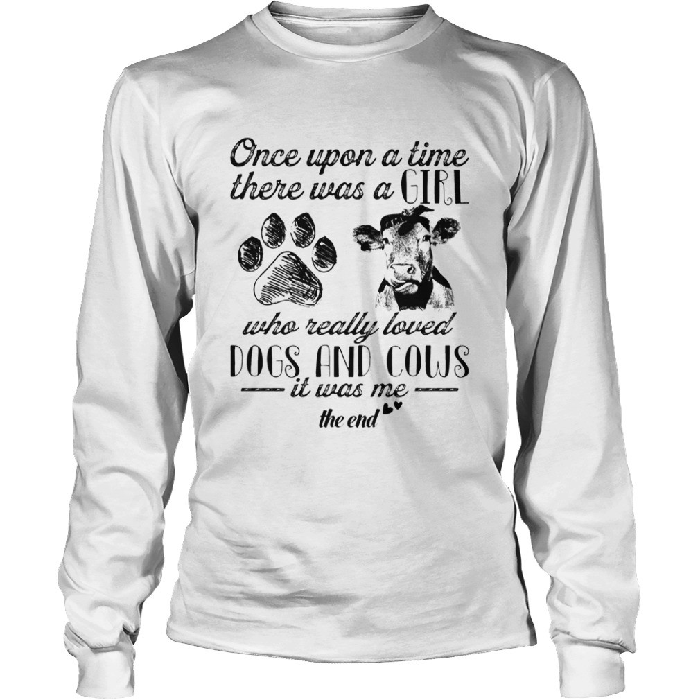 A Girl Who Really Loved Dogs And Cows T Shirt 5
