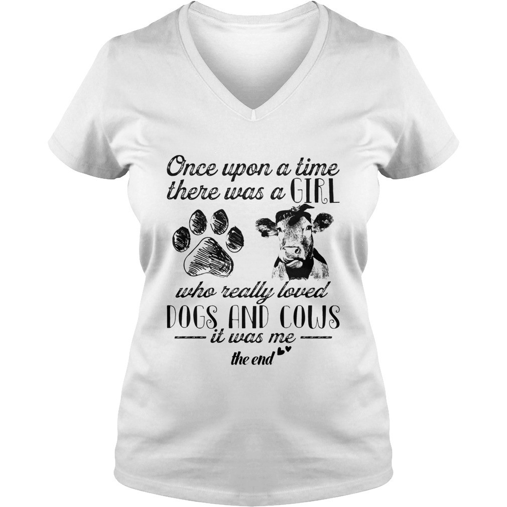 A Girl Who Really Loved Dogs And Cows T Shirt 6