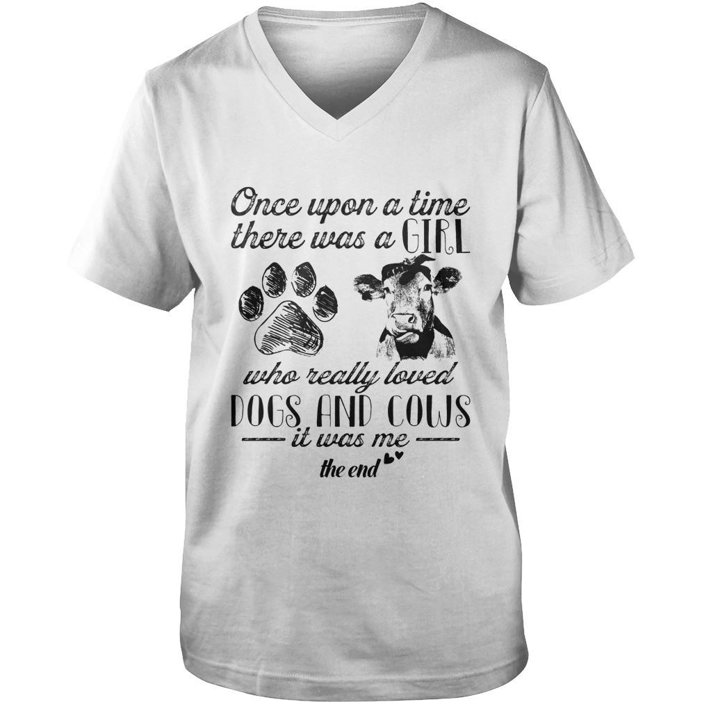 A Girl Who Really Loved Dogs And Cows T Shirt 8