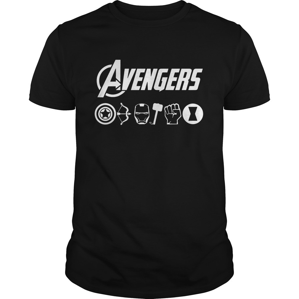 Avengers Captain America Hawkeye Iron Man Thor Hulk Black Widow