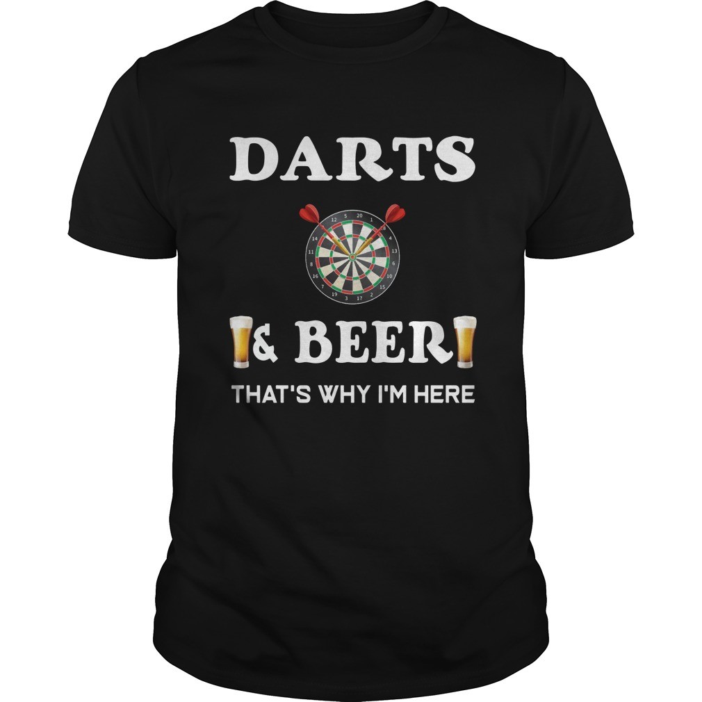 Darts Beer Funny T Shirt for Dart Player Shirt T Shirt 1