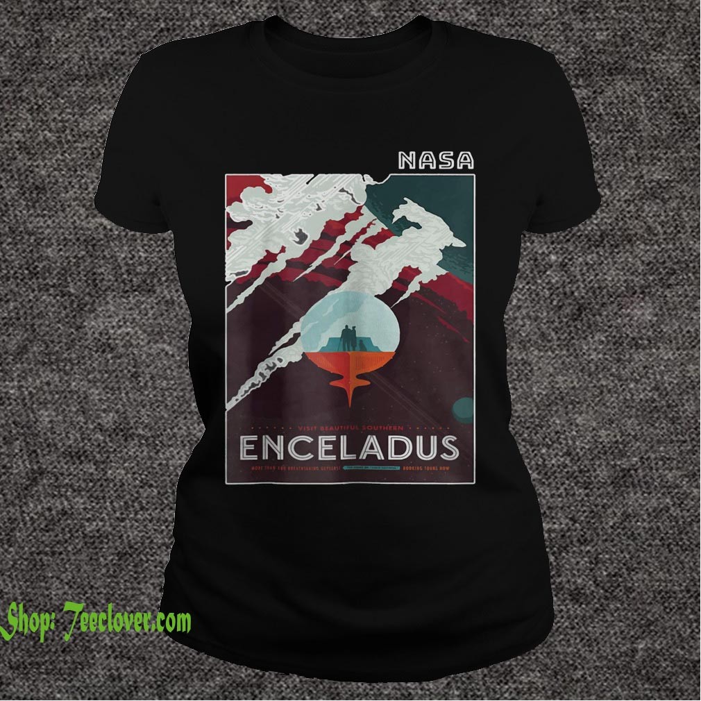 Enceladus Space Tourism NASA Poster