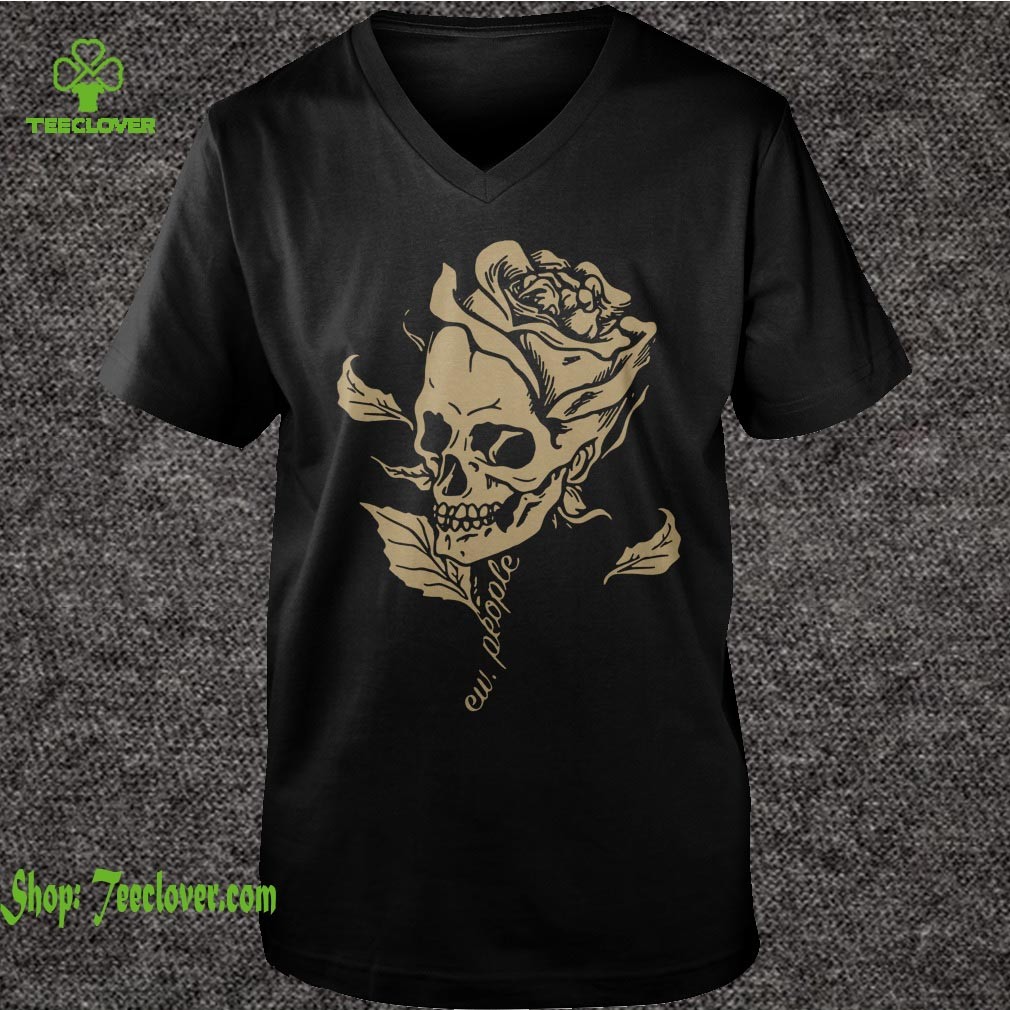 Ew People Flower Skull T Shirt 1