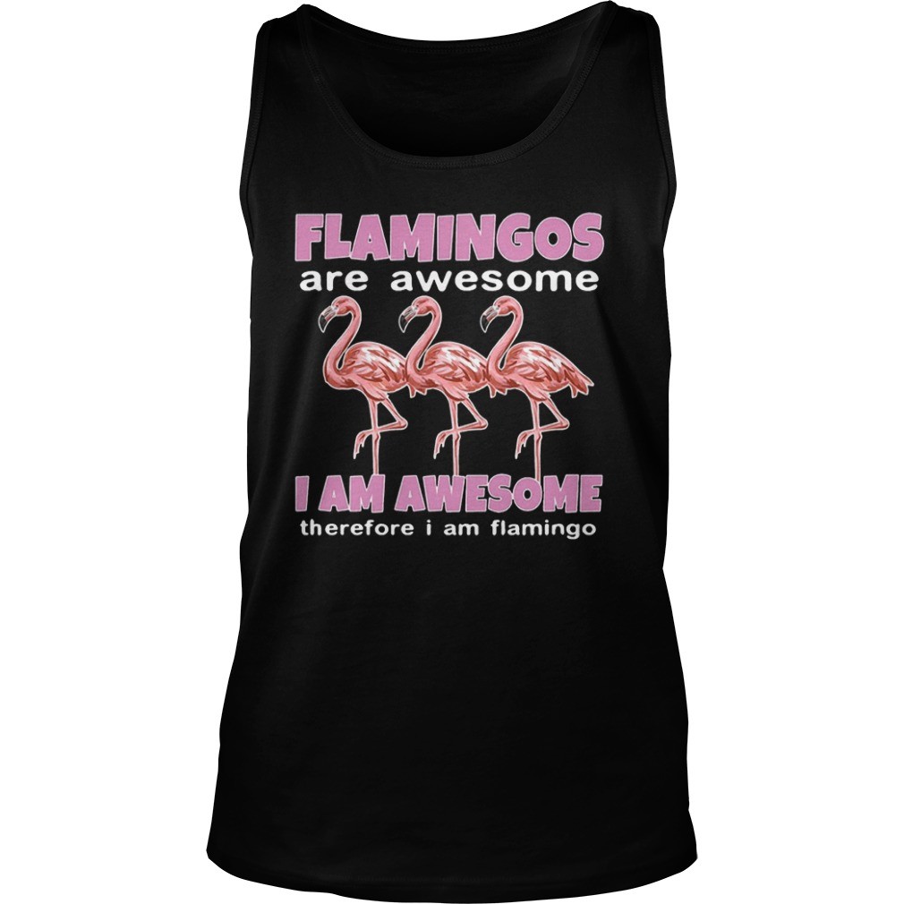 Flamingos Are Awesome I Am Awesome Therefore I Am Flamingo shirt 9