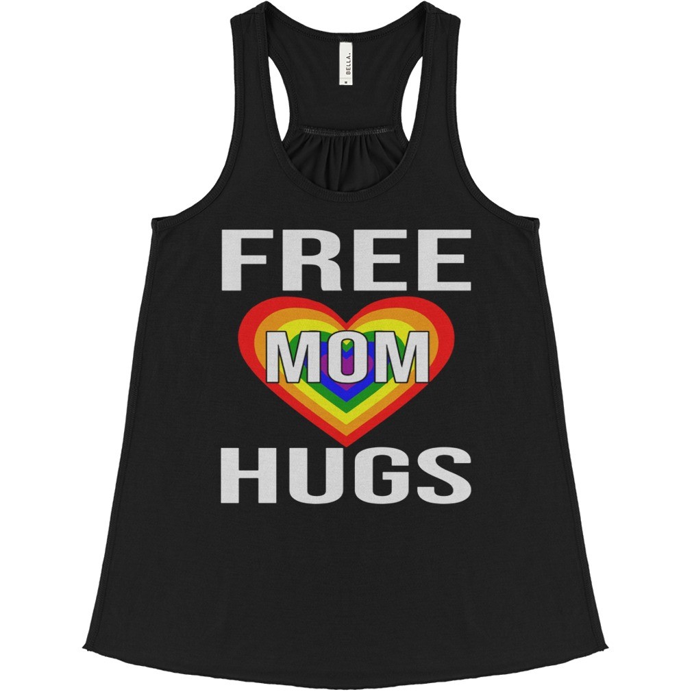 Free Mom Hugs T Shirt LGBT Stepmother Mother Mama Mom T Shirt 2