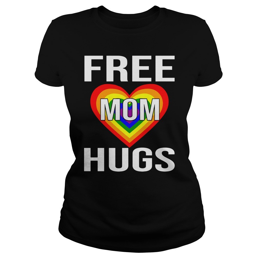 Free Mom Hugs T Shirt LGBT Stepmother Mother Mama Mom T Shirt 3