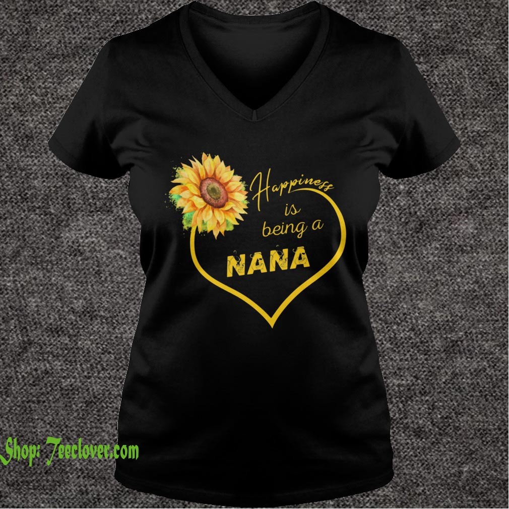 Happiness Is Being A Nana Sunflower T-