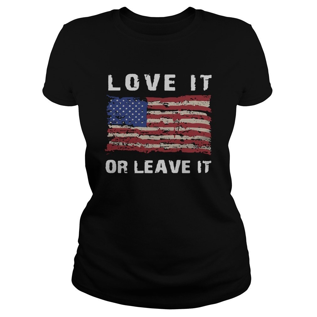 Melania Trump Love it or leave it American flag