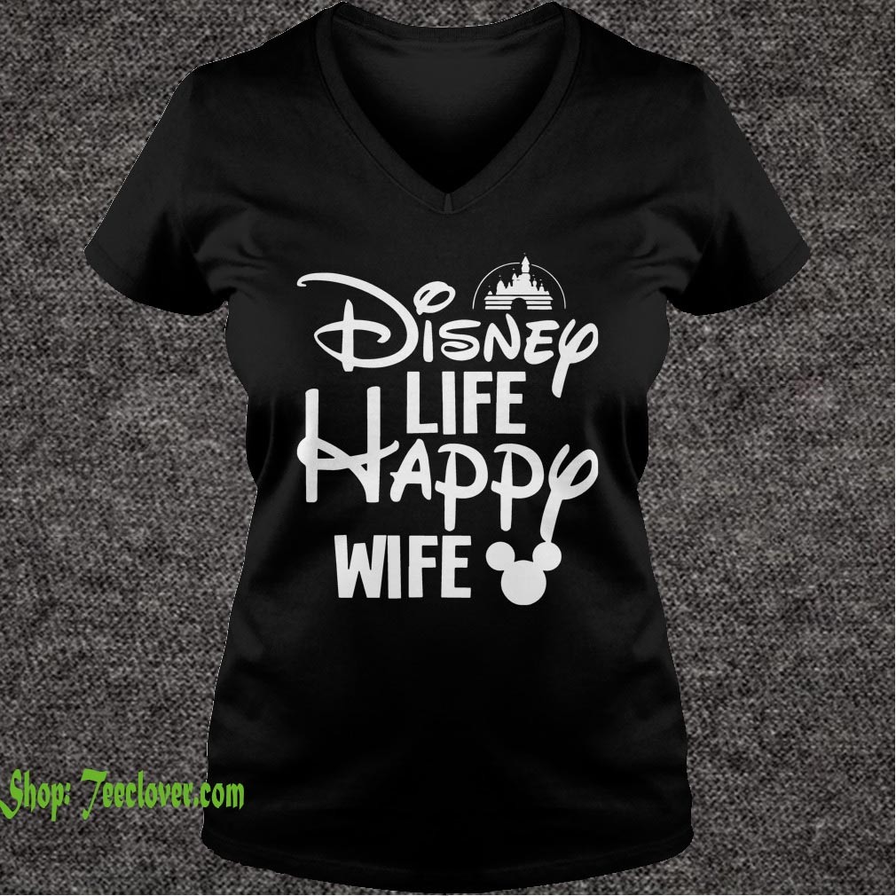 Disney Life Happy Wife T-