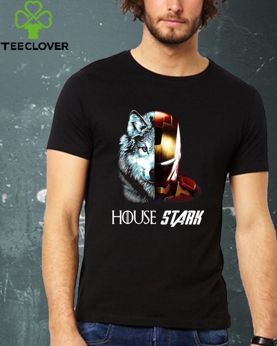 Game of Thrones house Stark wolf Tony Stark iron man