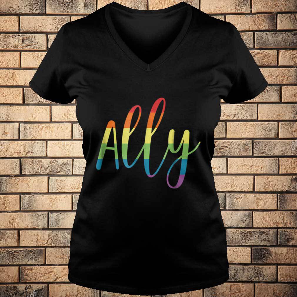 Ally Gay Pride Support LGBTQ Equality Rainbow Gift