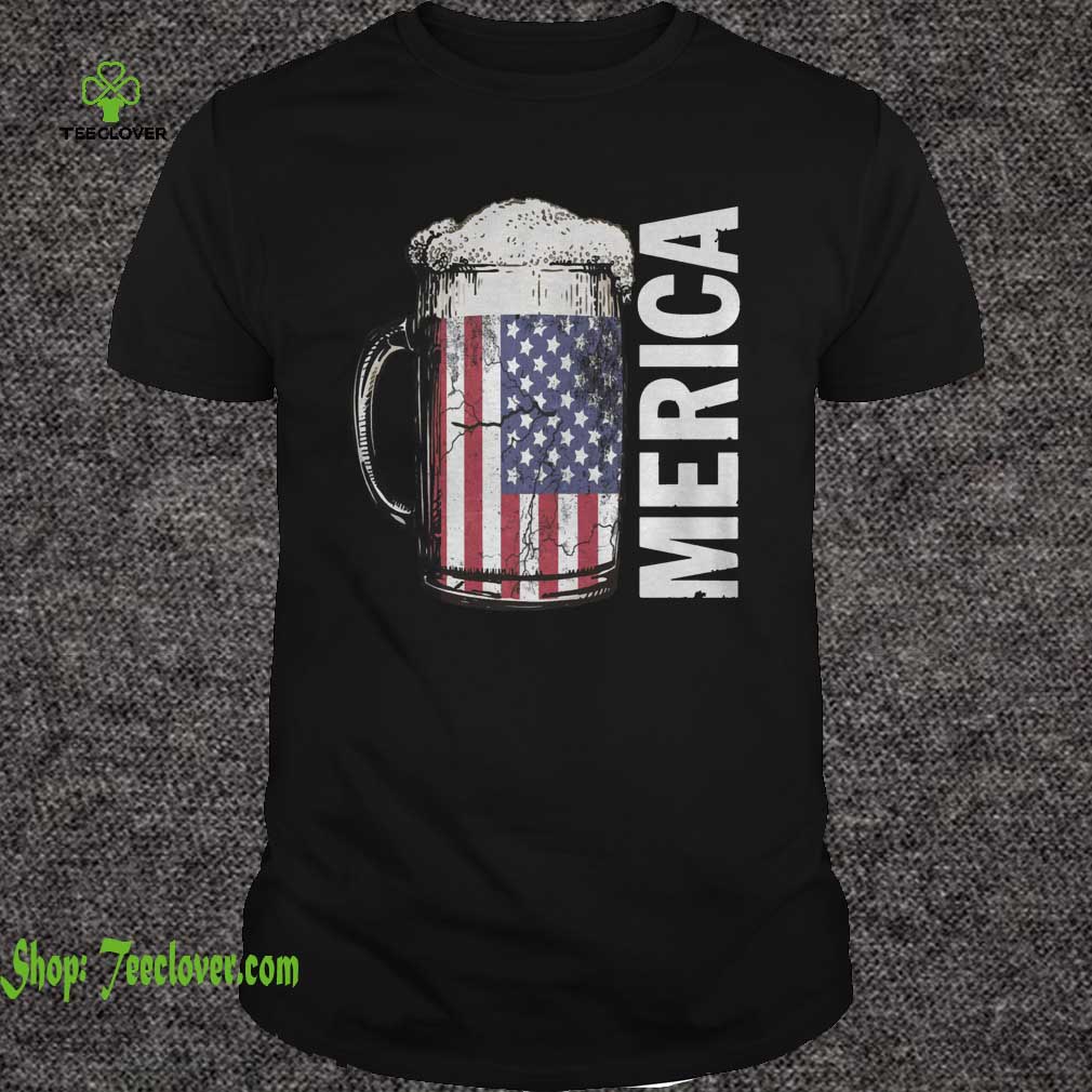 American Beer For Independence 4th Of July Patriotic T-