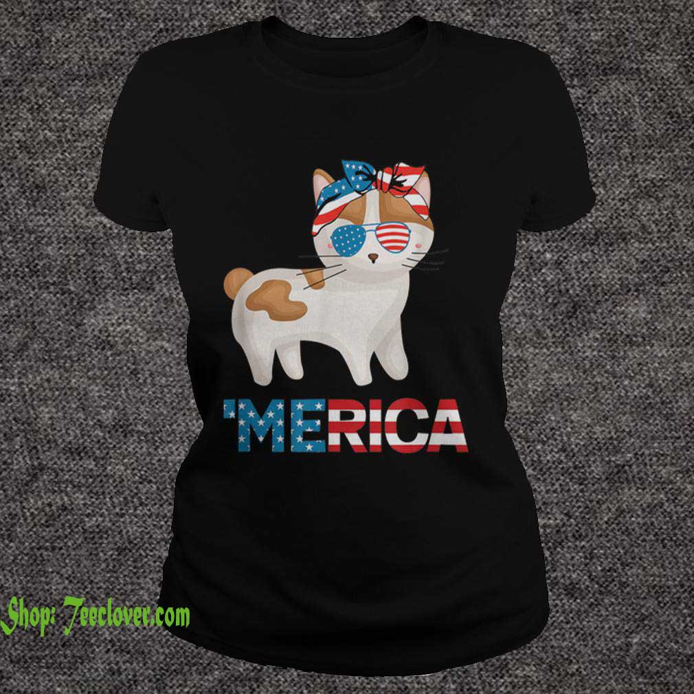 American Flag Japanese Bobtail Cat 4th Of July Cat