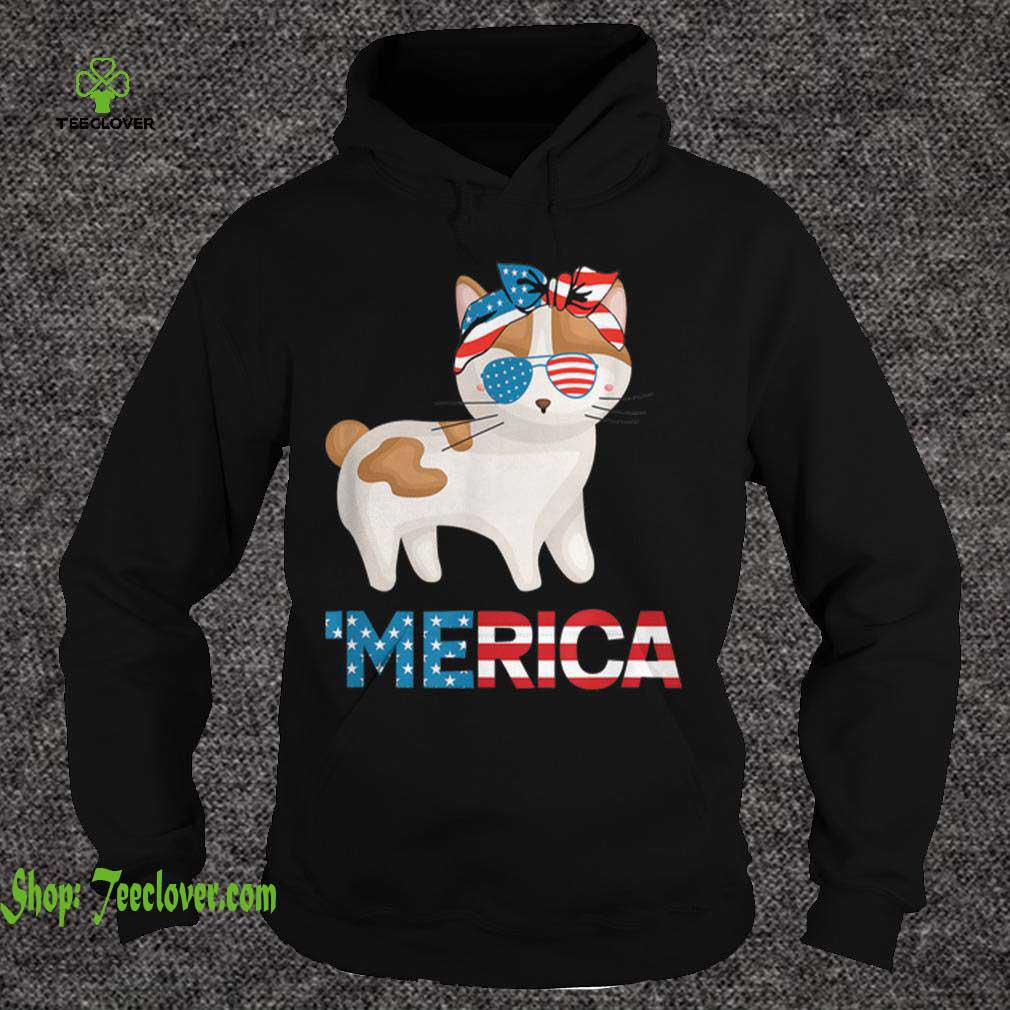 American Flag Japanese Bobtail Cat 4th Of July Cat