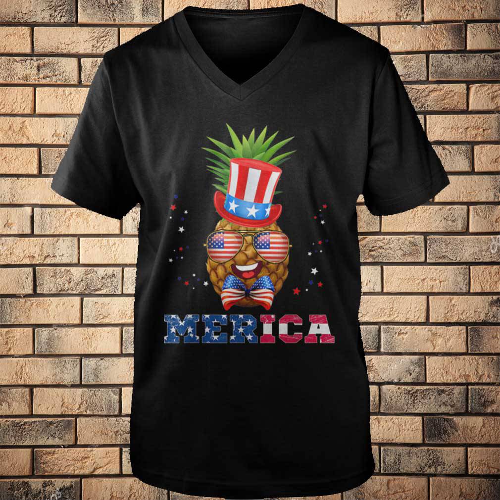 American Flag Merica Patriotic Pineapple 4th Of July