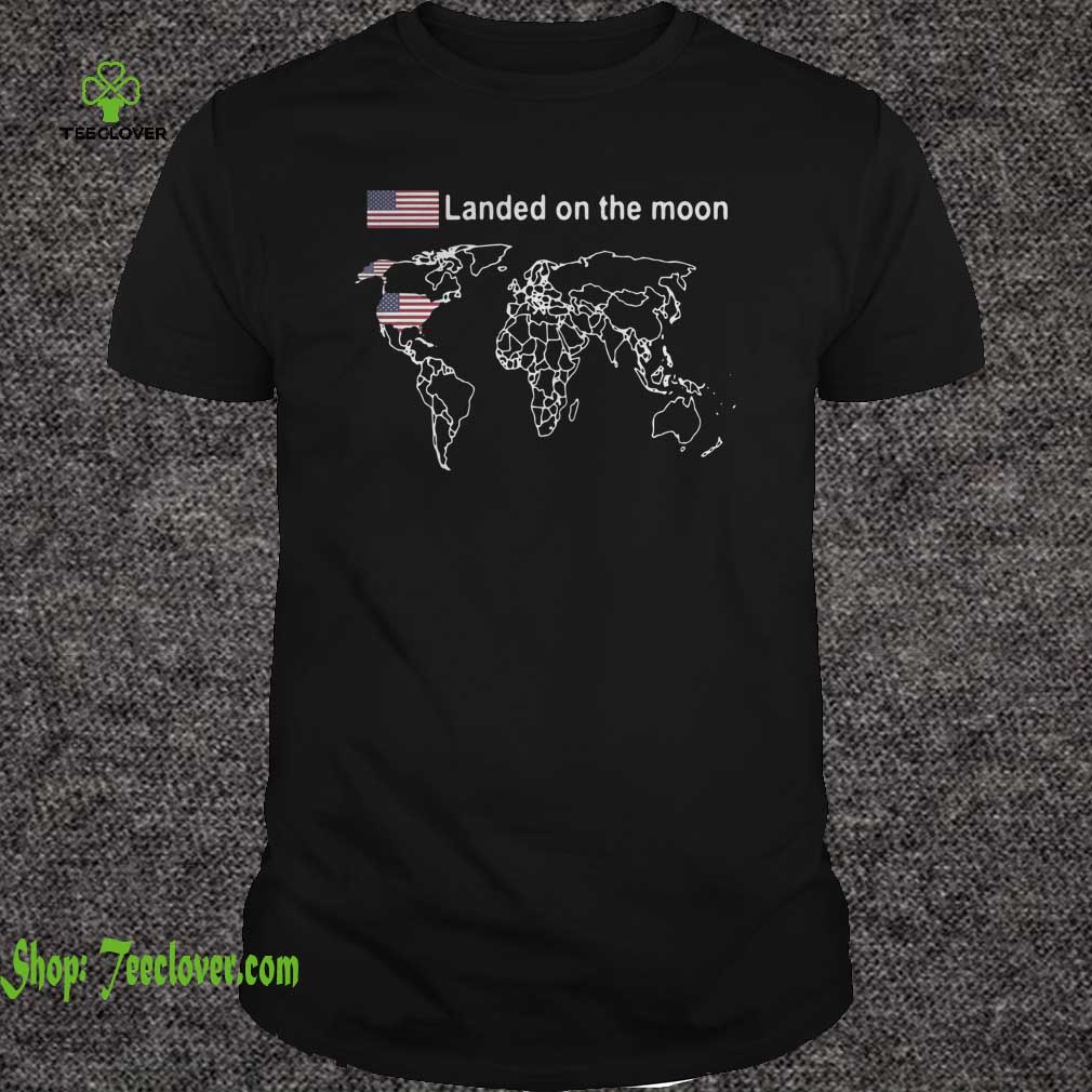 American landed on the moon