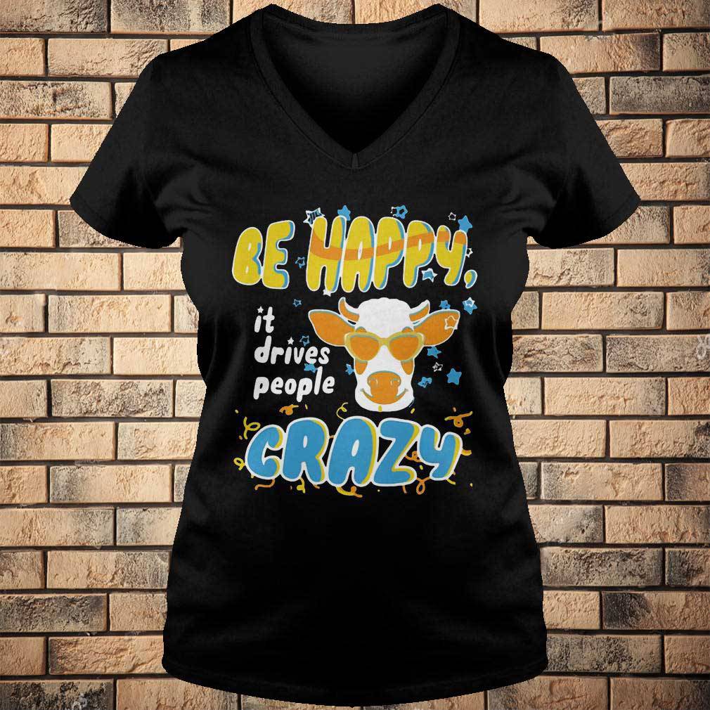 Be Happy It Drives People Crazy Cow With Glasses