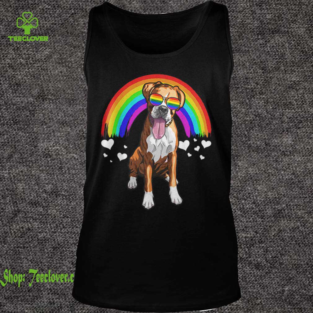 Boxer Dog Rainbow Sunglasses Gay Pride Lgbt Gifts