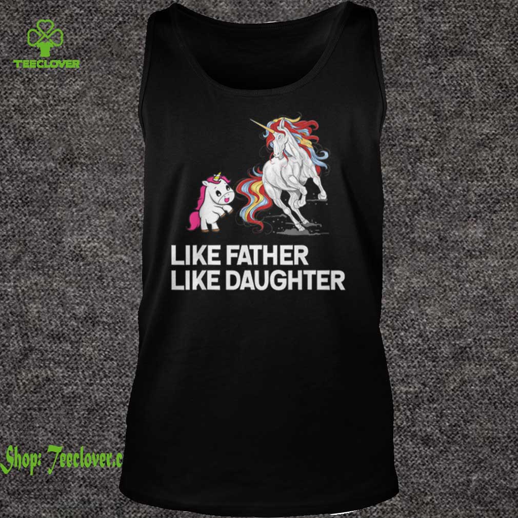 Dad Unicorn Father Daughter Fathers Day