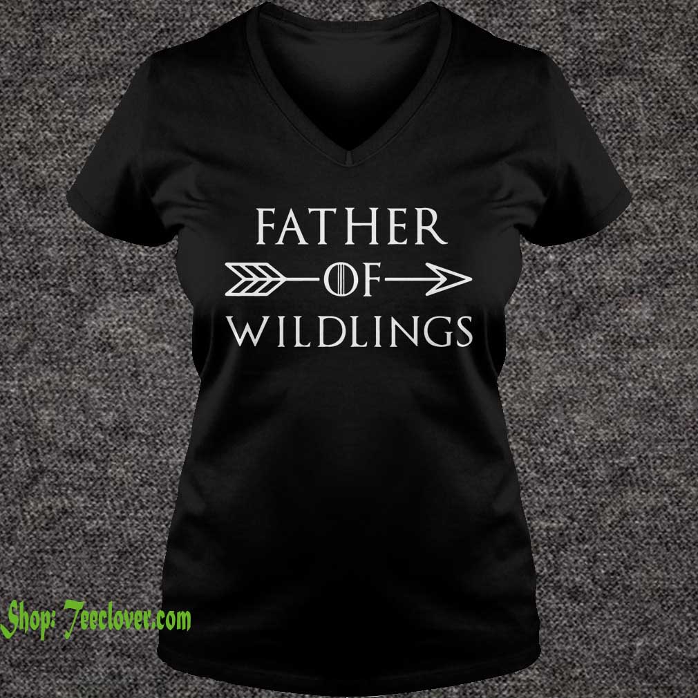 Fathers Day Gift T-hoodie, sweater, longsleeve, shirt v-neck, t-shirt Dad Of Wildlings Personalization Kids Names t