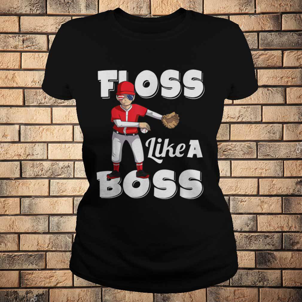 Floss Like a Boss Baseball Pitcher 4th of July
