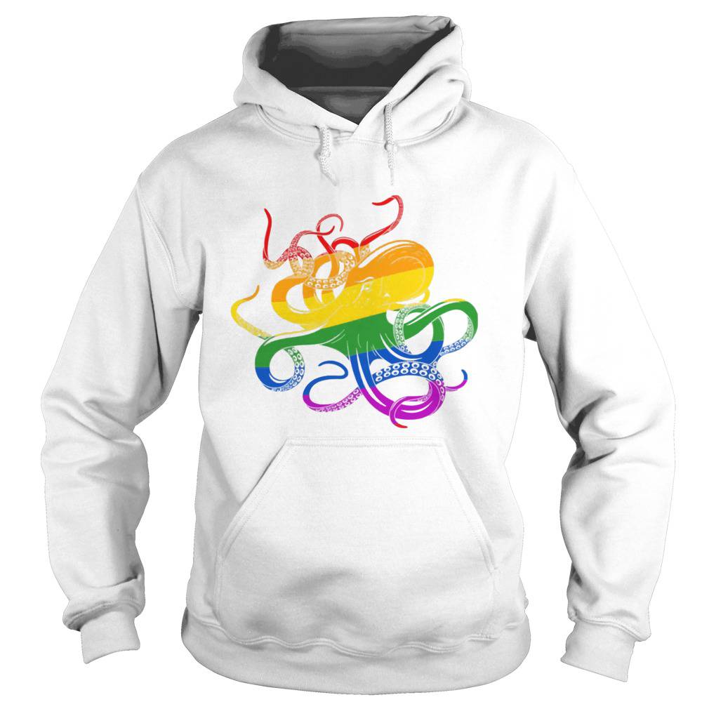 Rainbow Octopus LGBT Pride Month T-