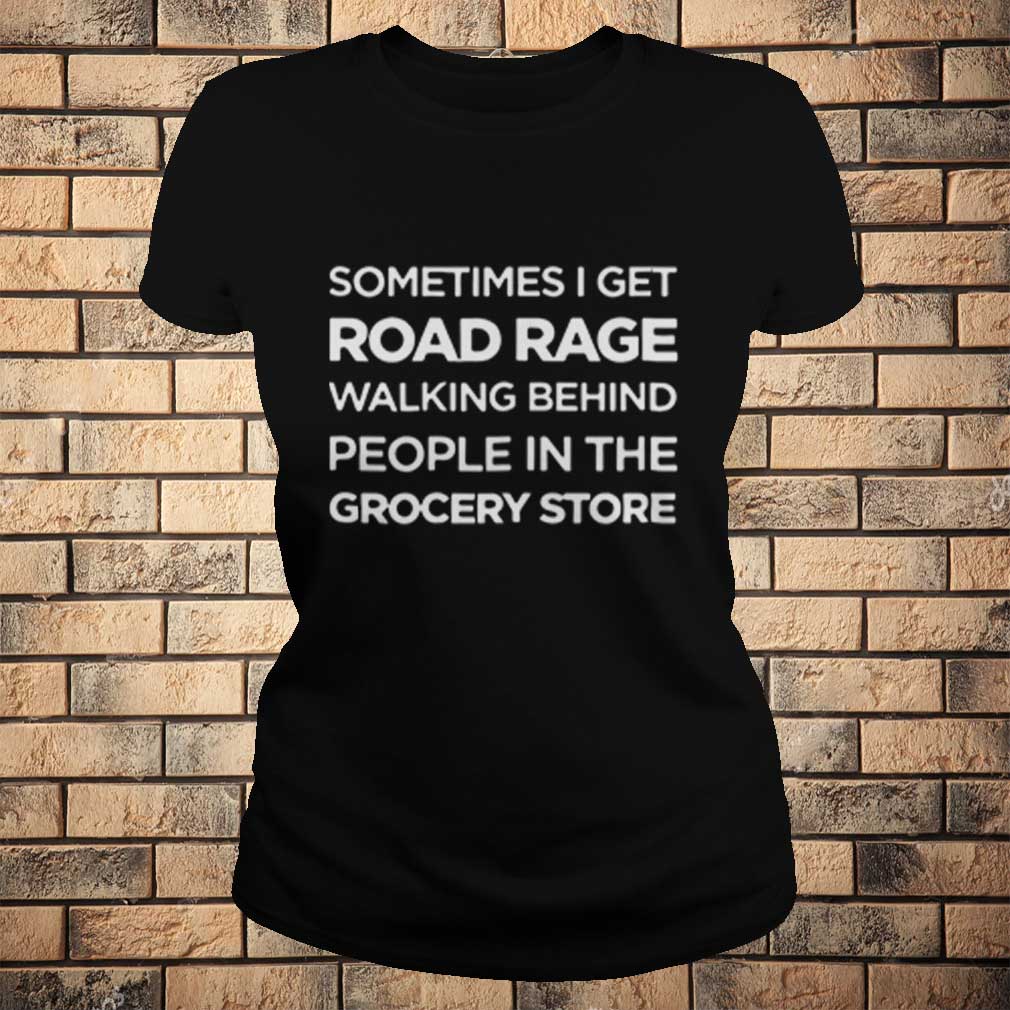 Road Rage Walking Behind People In The Grocery