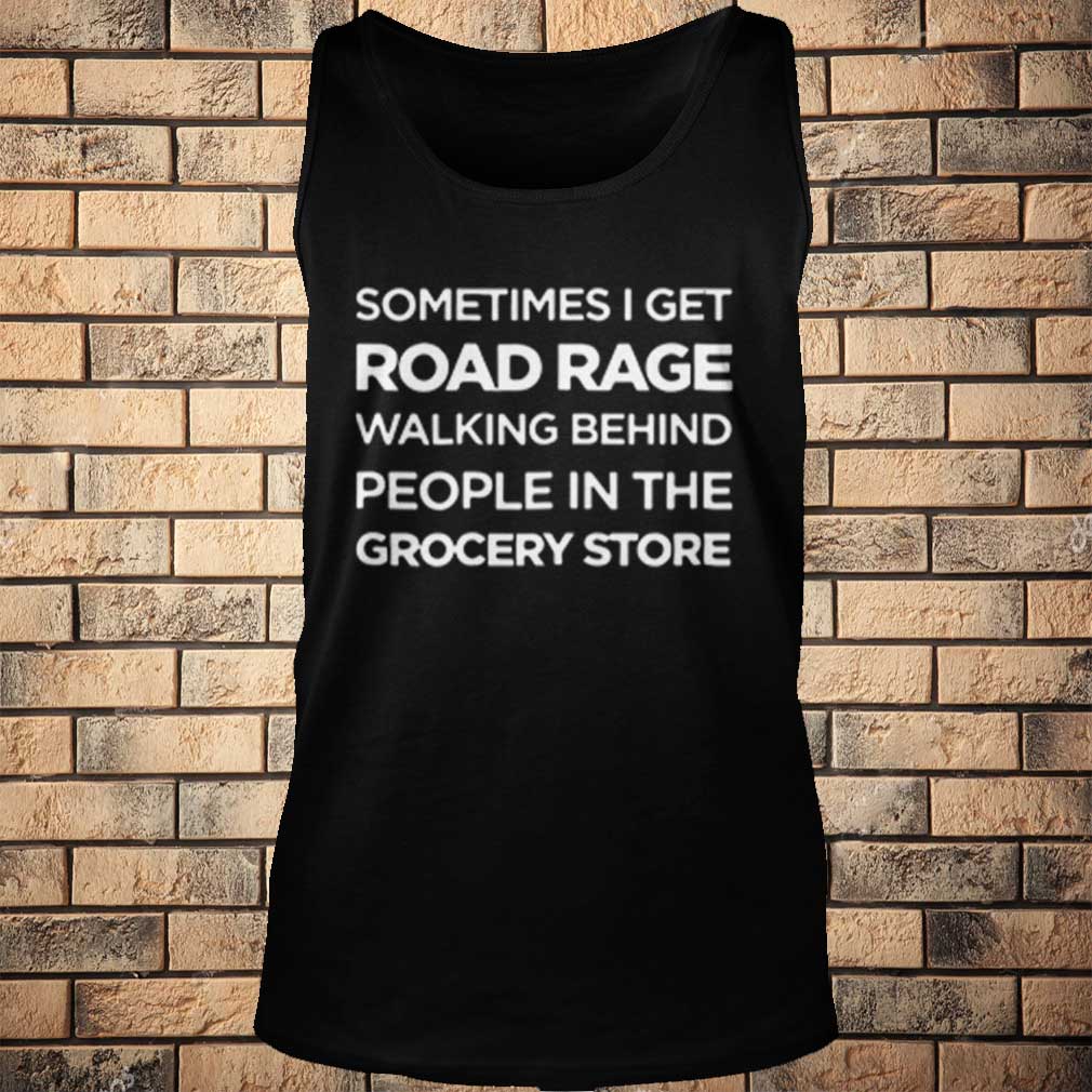 Road Rage Walking Behind People In The Grocery