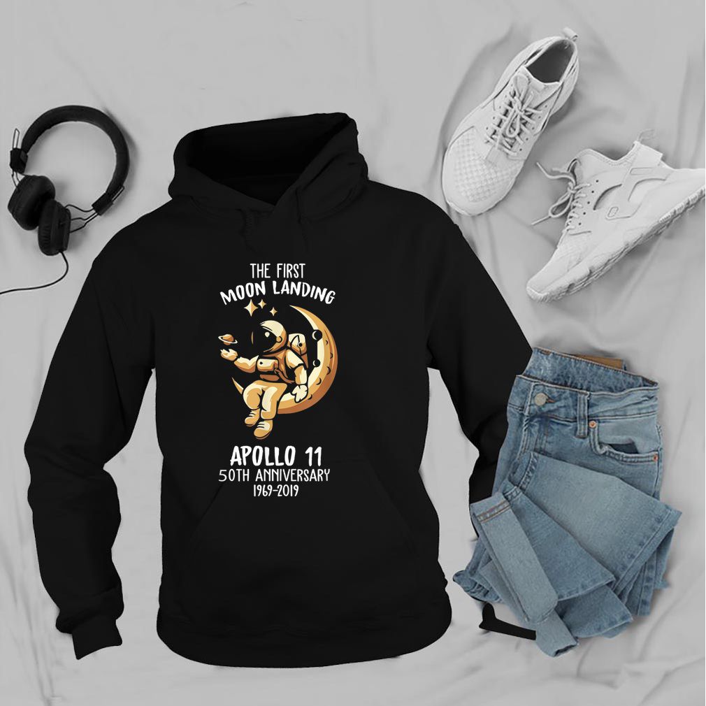 Awesome 50th Anniversary Apollo 11 Moon Landing Space First Step On The Moon hoodie, sweater, longsleeve, shirt v-neck, t-shirt