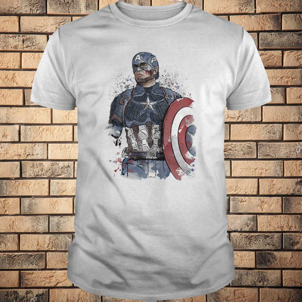 Captain America watercolor
