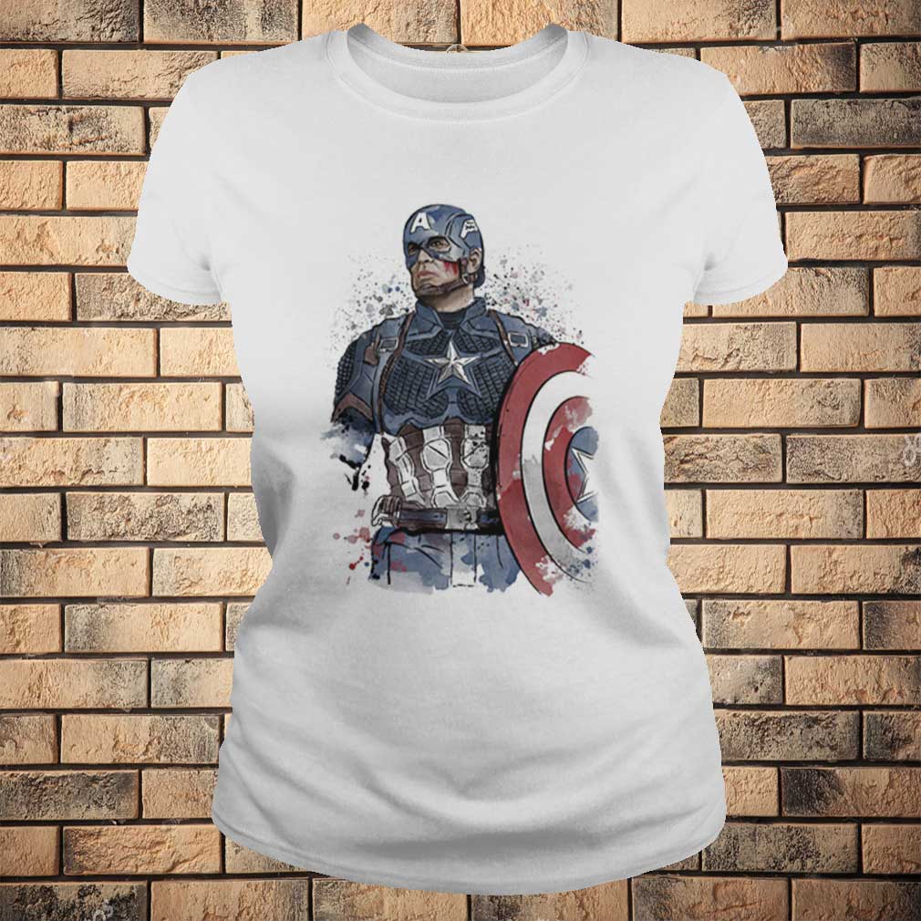Captain America watercolor