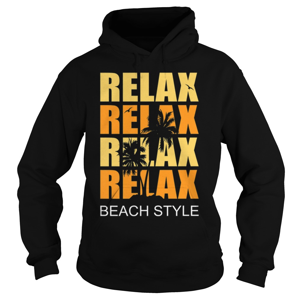 Cute Relax Sunset Beach Vacation Palm Tree Holiday Premium hoodie, sweater, longsleeve, shirt v-neck, t-shirt