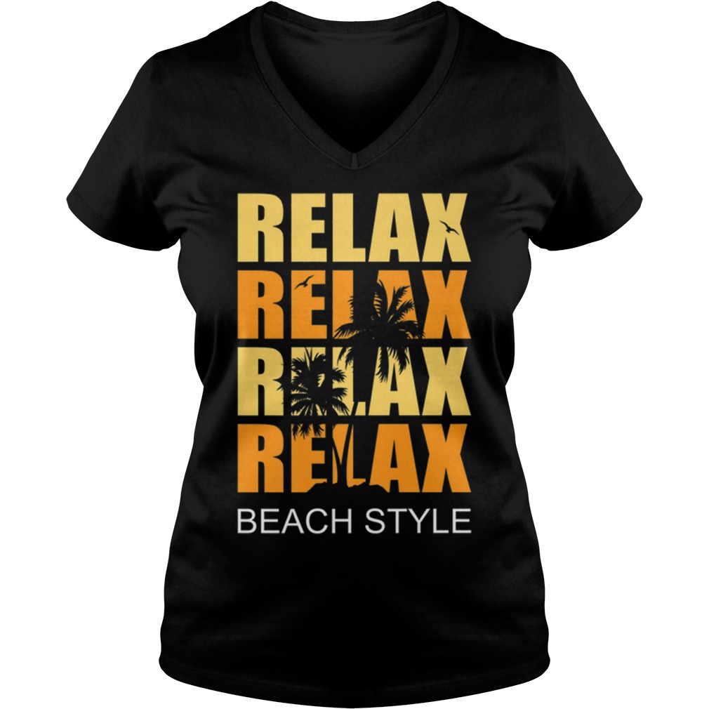 Cute Relax Sunset Beach Vacation Palm Tree Holiday Premium hoodie, sweater, longsleeve, shirt v-neck, t-shirt
