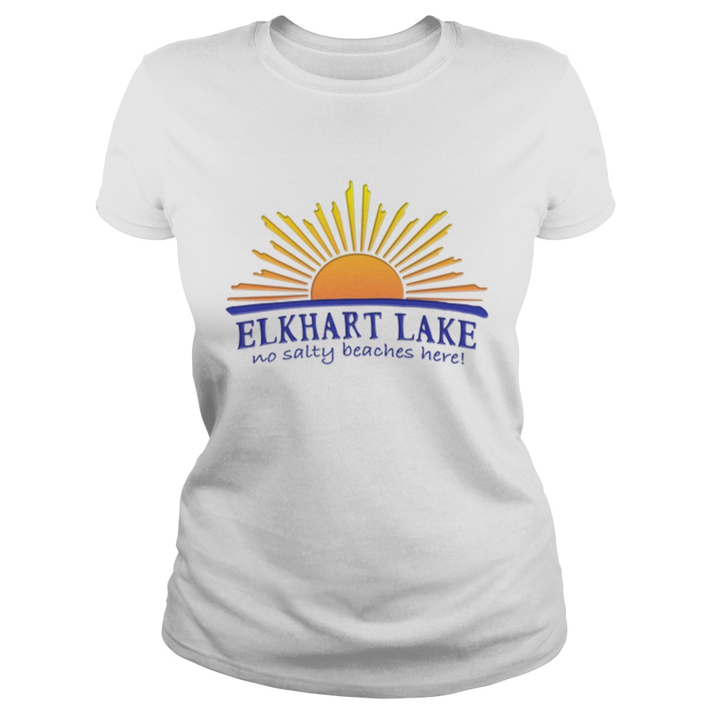 Elkhart Lake No Salty Beaches Here Sun Beach Wisconsin Premium
