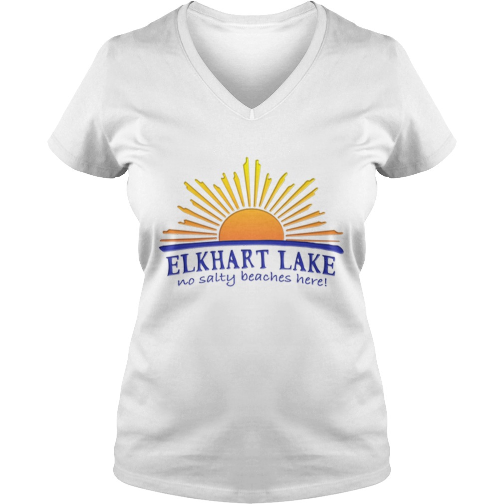 Elkhart Lake No Salty Beaches Here Sun Beach Wisconsin Premium