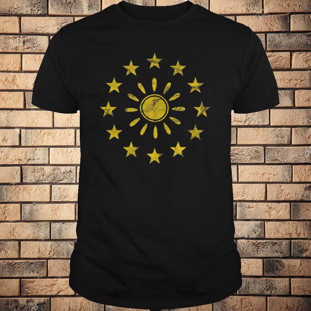 Europe Symbol Sun EU Stars European Union Flag Sign Logo