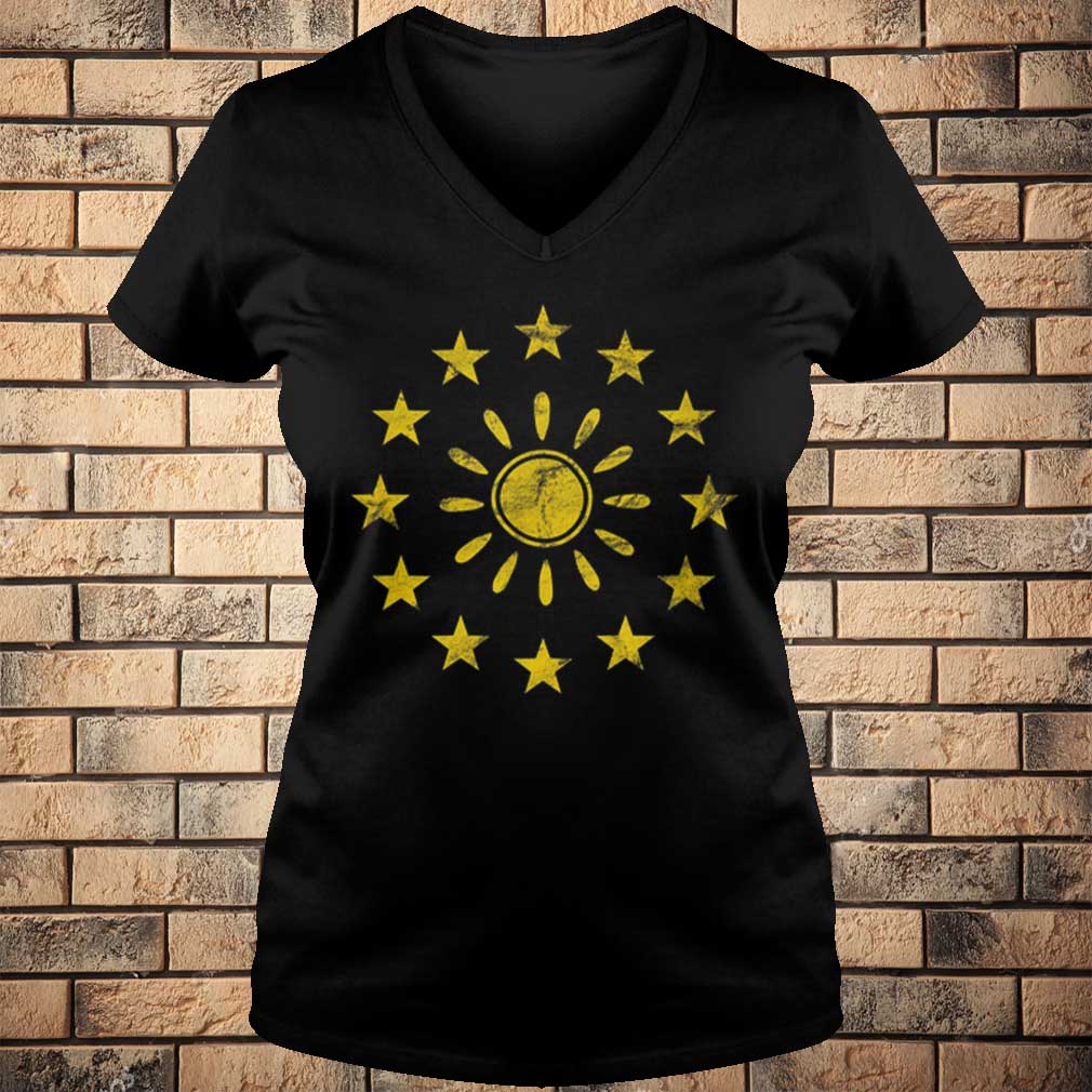 Europe Symbol Sun EU Stars European Union Flag Sign Logo