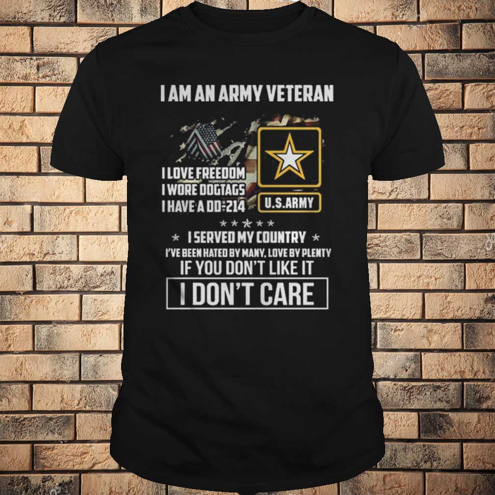 I am an army veteran i love freedom i wore dogtags i have a DD-214