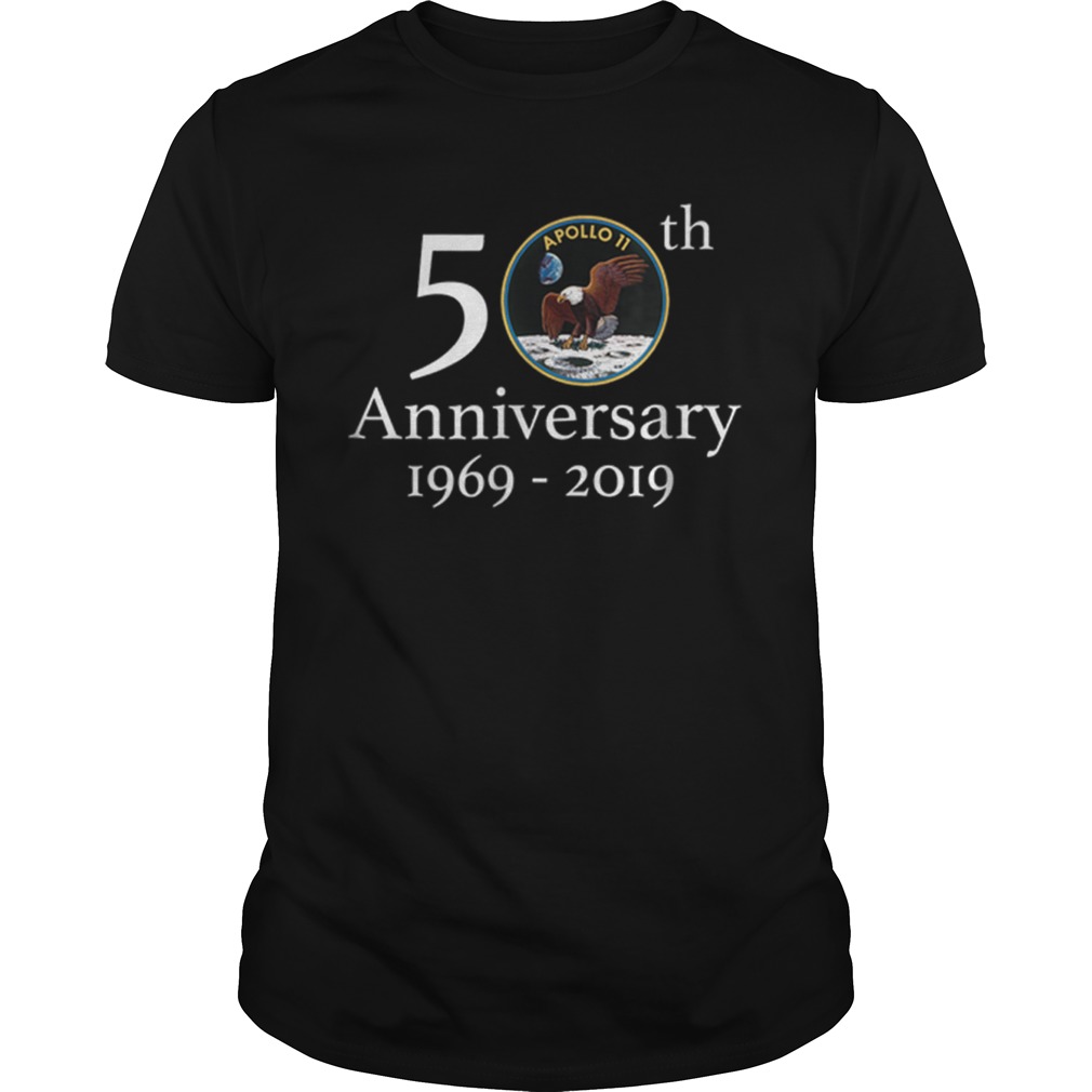 Official Apollo 11 50th Anniversary NASA Moon Landing Logo Tee hoodie, sweater, longsleeve, shirt v-neck, t-shirt