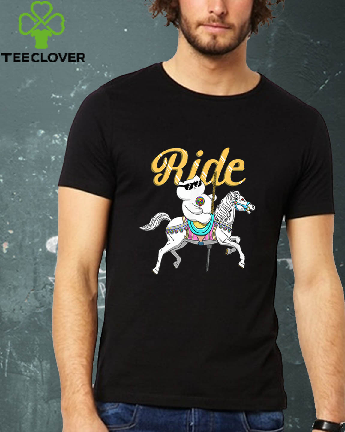 Official Ride Kitty Riding Horse LGBT Pride