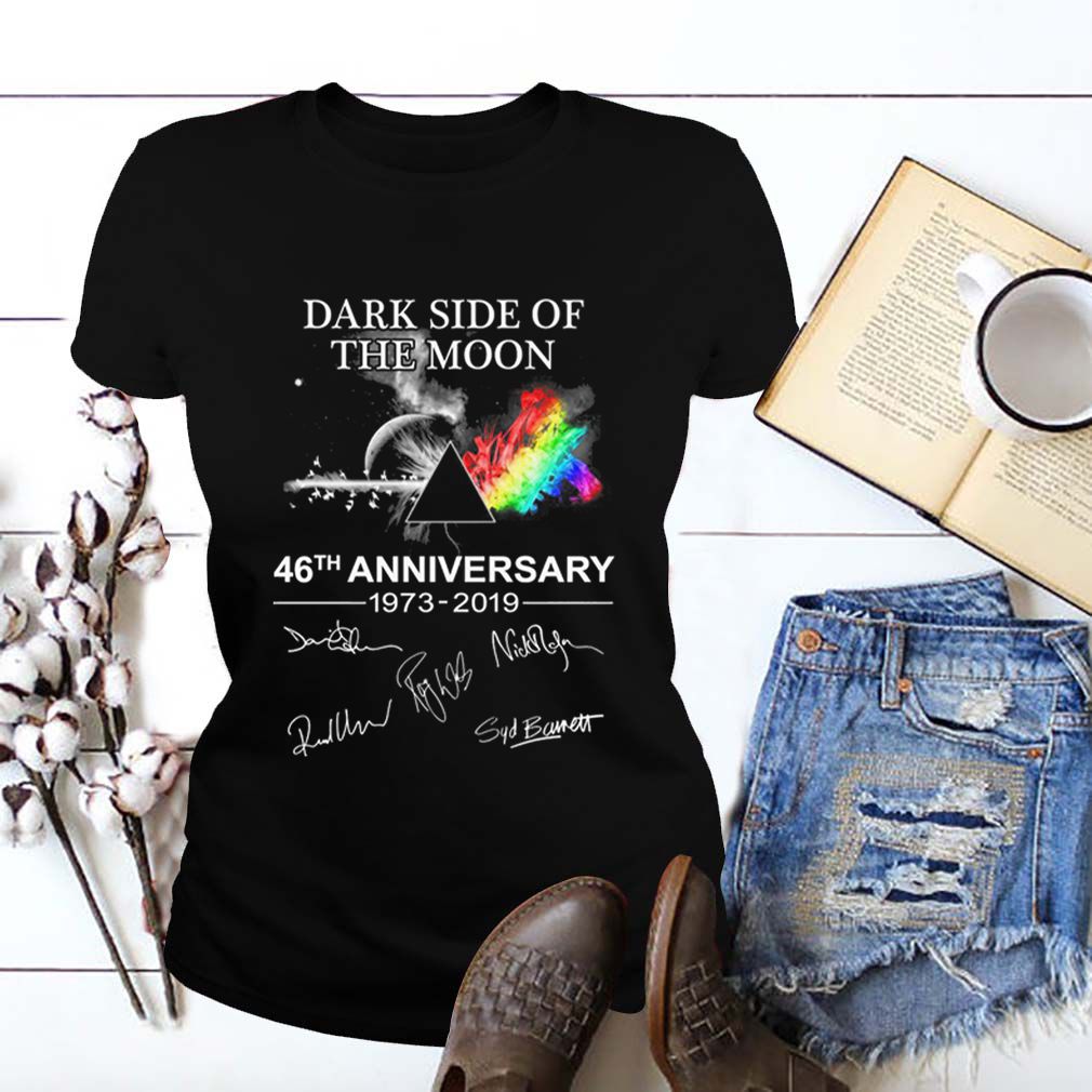 Pink Floyd Dark side of the moon 46th anniversary signatures hoodie, sweater, longsleeve, shirt v-neck, t-shirt