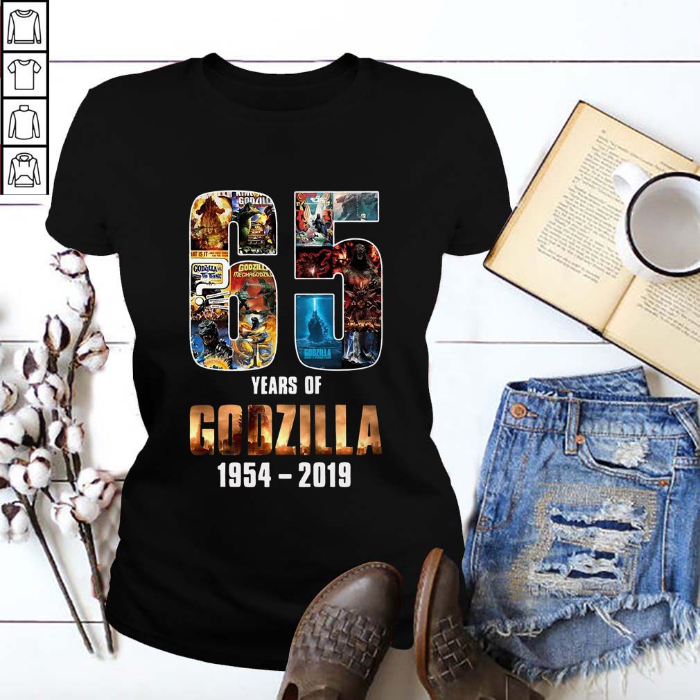 65 Years Of Godzilla 1954 2019 Shirt