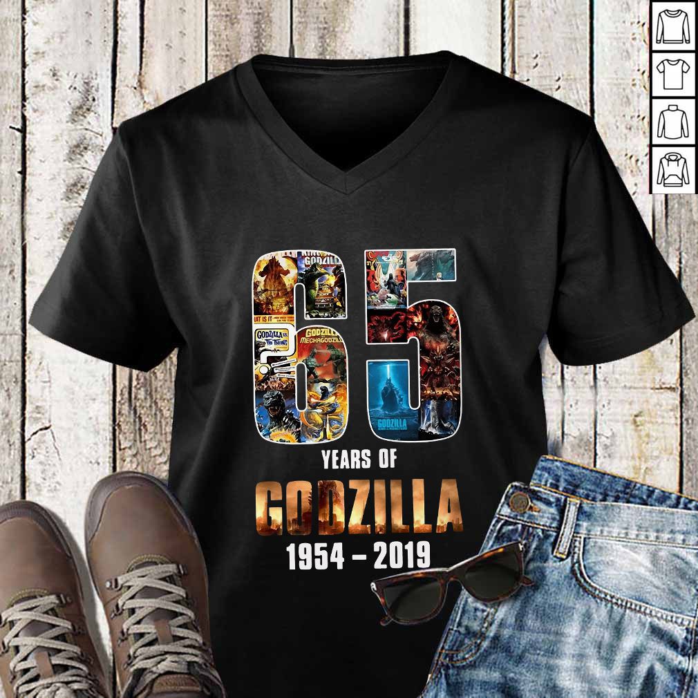 65 Years Of Godzilla 1954 2019 Shirt