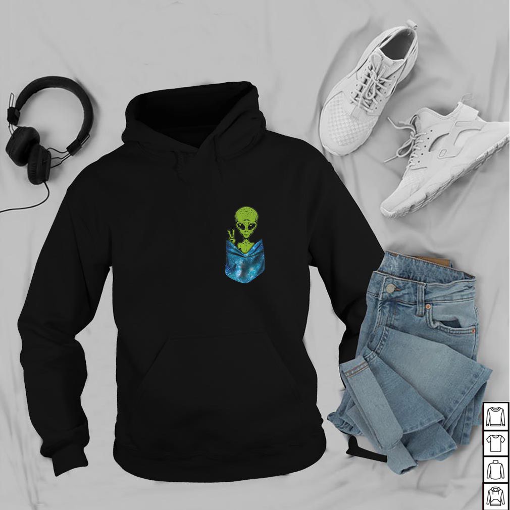 Alien in a pocket hoodie, sweater, longsleeve, shirt v-neck, t-shirt