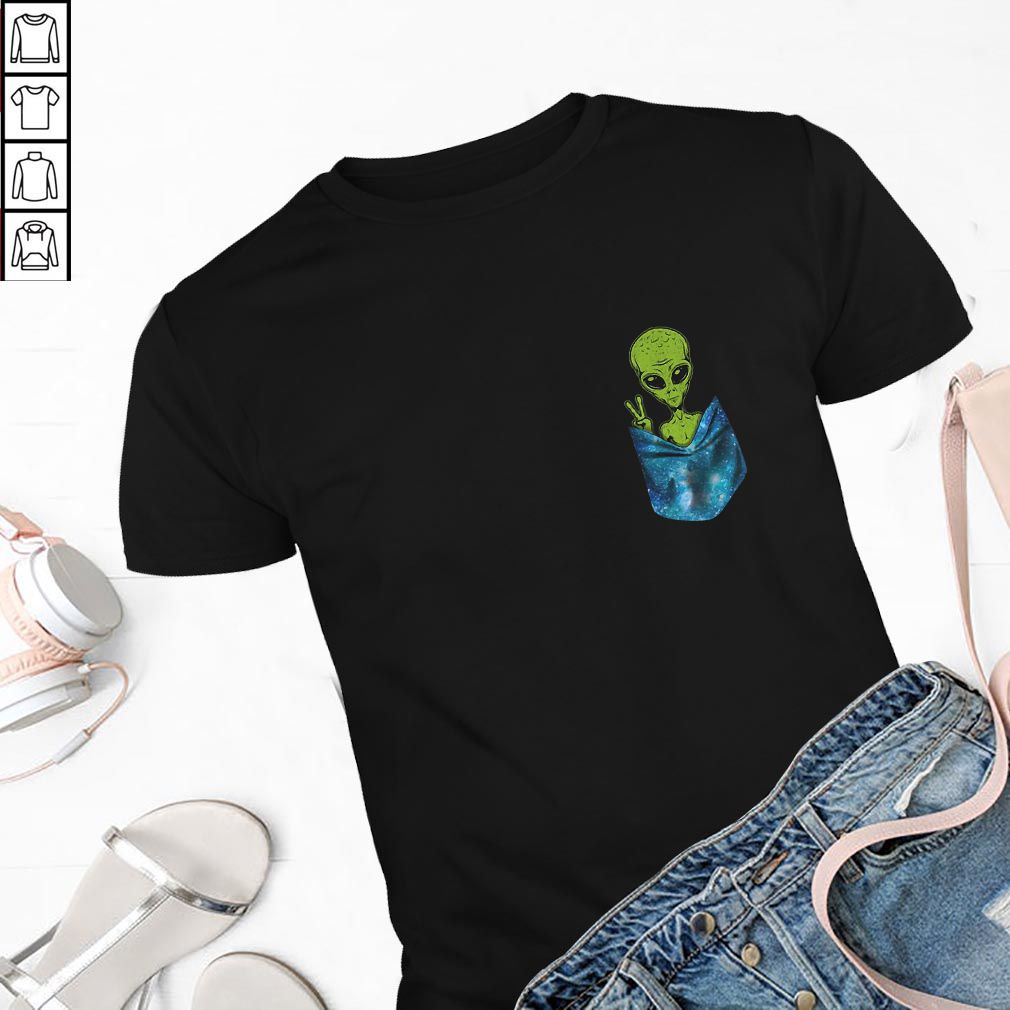 Alien in a pocket shirt