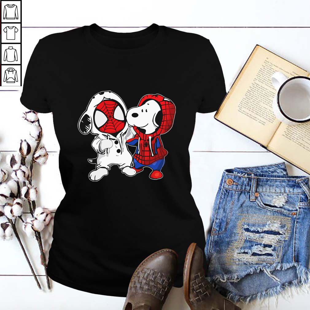 Baby Spiderman And Snoopy Shirt